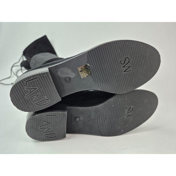 Stuart Weitzman Women's Black Suede Lowland Over The Knee Boots Size 7.5 S2167 - Picture 7 of 7